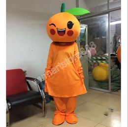 Discount factory Orange Mascot Costume Fancy Dress Birthday Birthday Party Christmas Suit Carnival Unisex Adults Outfit