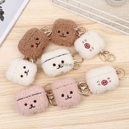 Cell Phone Cases Fluffy Bear Earphone Case Cute Silicone Headphone Box Lovely Cartoon Earphone Protector Fur Cover For Airpods 1 2 Pro YQ240117