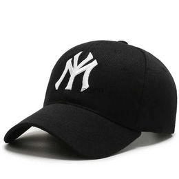 Ball Caps New York 3D Embroidery Baseball Cap 100% Cotton MY Dad Hat Letter Snapback Summer Sun Fashion Hip Hop YQ240117