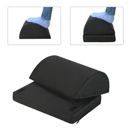 Pillow Double-layer Adjustable Foot Rest Under Desk Textured Surface For Office
