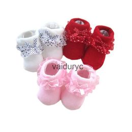 Skarpetki dla dzieci Lawadka Sock Baby Girls Ruffle nowonarodzone niemowlę jesień zima dziewczyna
