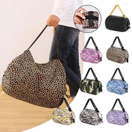 Storage Bags Large Capacity Shopping Bag Eco-Friendly Reusable Portable One Shoulder Handbag For Travel Grocery Multipurpose