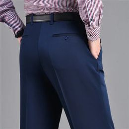 Size 2944 Spring Autumn Men Business Dress Suit Pants Male Casual Classic Baggy Office Formal Long Trousers 6 Colors 240117