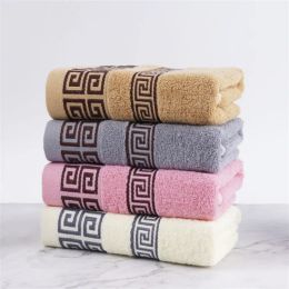 Pure Cotton Towel 34x75cm Embroidered Towels For Adults Quick-Dry Thicken Soft Face Towels 01Absorbent