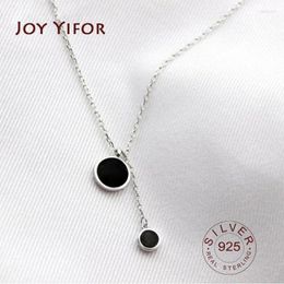 Pendants Simple Fashion 925 Sterling Silver Necklace Pendant Tassel For Women Girl Trendy Gift