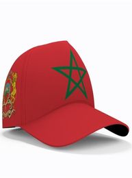 Ball Caps Morocco Baseball Custom Made Name Team Ma Hat Mar Country Fishing Travel Arabic Arab Nation Kingdom Flag Headgear 29687923