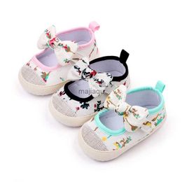 Athletic Outdoor Baby Girl Shoes Spring and Autumn Sneaker Beautiful Bowknot Soft Cotton Anti-slip Sole High Quality 0-9-18 Months Newborn Shoes