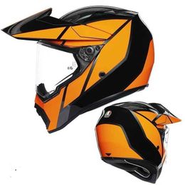 Full Face Open Agv Axe Carbon Brazed Vehicular Motorcycle Off Road Helmet Full Cover Men's and Women's Motorcycle Racing Helmets Rally Helmets Four Seasons MP86