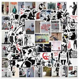 67Pcs British street Art Banksy Stickers graffiti DIY Car Bike Travel Luggage Phone Laptop Waterproof Graffiti Sticker Kid Toy9675982