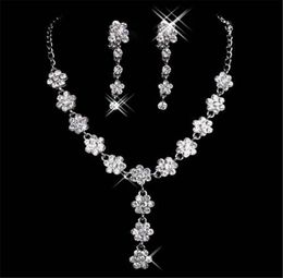 15025 Real Image In Stock Ivory Jewellery Sets With Earring Elegant Formal Prom Evening Party Wear Bridal Jewelry5551346