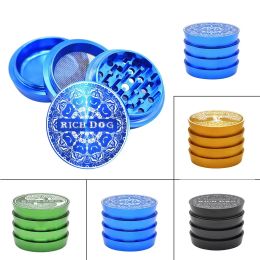 smok shop 4 Layers 50MM Towel Shape 4 Colors Aluminum Herb Grinder Tobacco Grinder Spice Crusher Kitchen Grind Tool bong Smoking ZZ