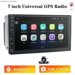 New 2 din android 9.0 Car Multimedia Player AutoRadio Video Stereo Audio for Universal 7inch Touch Screen USB DVR AHD Camera SWC DAB