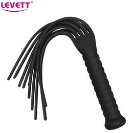 LEVETT Silicone Bondage Sex Toys For Women Whip Erotic Fetish Spanking Slave Cosplay Adults Games Tools Couples Products 240117