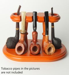 OLDFOX Wooden Smoking Pipe Stand 8 Tobacco Pipes Rack Accessories Display Holder Men039s Gifts fa00744400970