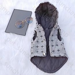 Dog Hooded Vest Jacket Fashion Warm Dog Three Colour Waistcoat Designer Sweatshirt Schnauzer French Bucket