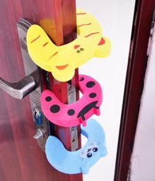 Home cartoon security door stop doors child safety door card hand clip security door card window clip baby clip CYB195921463