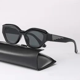 Sunglasses Irregular Cat Eye Women Brand Designer Vintage Sun Glasses Female Fashion Candy Colours Shades B5e0
