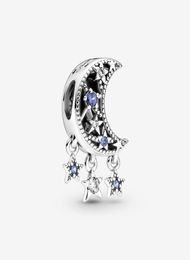 Star Crescent Moon Charms Fit Original European Charm Bracelet Fashion Women Wedding Engagement 925 Sterling Silver Jewellery Acce7739432