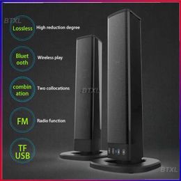 Bookshelf Speakers bluetooth-compatible Speaker High-power Black For Tv Soundbar Box Player Computer System Speakers Lossless Sound Quality 1200g