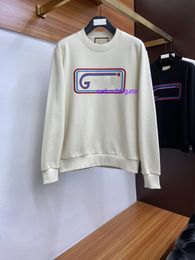24SS Men's Sweater Designer Sweater Fashion Cotton Vacation Leisure Fashion Letter Printing Couple Same Style Clothing Loose Men's Hoodie 322