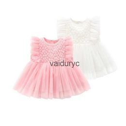 Girl's Dresses Newborn Baby Girl Dresses Princess Dresses for Girls Cotton Lace Wedding birthday 1 year old girl Clothes Summer White Dresses H240508