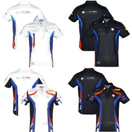 2024 Summer New Moto Team Polo Shirt Motorcycle Racing Rider T-shirt Casual Fashion Lapel T-shirts Sports Brand Oversized Jersey Top