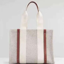 Kobiet torebki zakupowe torebka płócienne nylonowe mody liniowe torby plażowe designerka podróżna torba na ramię
