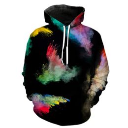 Splash tie dyeing 3D Printed Hoodie Sweatshirts Men Women Fashion Casual Pullover Harajuku Streetwear Plus Size Hoodies Tops 240116