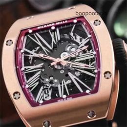 Mechanical Watch Chronograph Richardmill Luxury Wristwatches Mens Watches Richardmill Womens Watch RM023 Carbon Fiber Copper Nickel Zinc Alloy Sports Mach E7GE