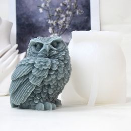 Owl Silicone Moulds for DIY Cake Fondant Biscuit Cookies Soap Sugar Pudding Chocolate Hard Candies Dessert Candle Decor 122250