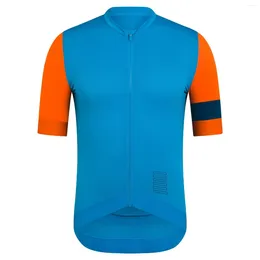 Racing Jackets Roupa Ciclismo 2024 MTB Jersey Men's Team Bicycle Short Sleeve Cycling Clothes Mountain Bike BMX Pas Riding Shirts