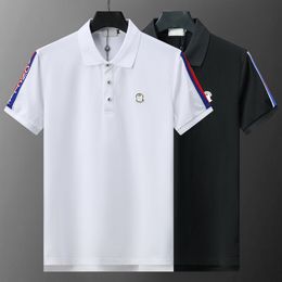 2024 Mens Stylist Polo Shirts luxury brand mens designer polo T shirt summer fashion breathable short-sleeved lapel casual top Asian size M-3XL