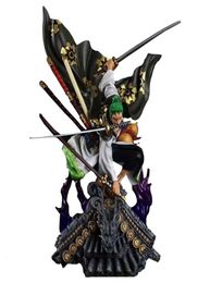 One Piece Figure GK Kimono Roronoa Zoro Pvc Model Anime Collection Toy Over Size KO Exquisite Quality Desktop Decoration 2012026383738