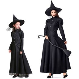 Wizard of Oz Halloween Costume Stage Performance Adult Cosplay Black Witch Witch Plays Parent-child Costume