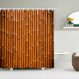 Cortinas de chuveiro 3d parede de tijolo planta borboleta cortinas de chuveiro cortina de banheiro tecido à prova d' água decoração de banheira 240x180cm cortina de banho