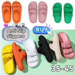 Summer Designer slide womans mans sandal fluffy flat mule slides beige black orange pink slippers rooms shoes Onyx slippers pure Sand Bones soft comfort