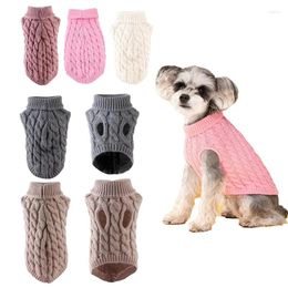 Dog Apparel Warm Clothes Knitted For Dogs Chihuahua Sweater Small Winter Sphinx Cat York