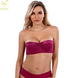 BINNYS Bra for Women 38c Strapless C Cup Without Straps Half Sexy Underwear Silicone High Quality Lingerie Ladies 240116