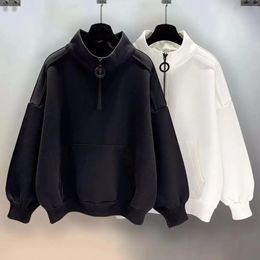 Spring Autumn Hoodie Sweater Men Loose Hiphop Jacket Harbor Wind Tops Hoodies Pullover H16 240116