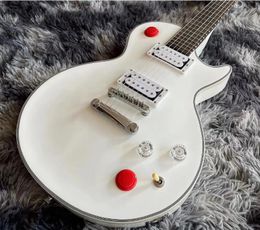 Custom Standard Electric Guitar Kill Switch Buckethead style guitar 24 Frets Alpine White color Guitarra