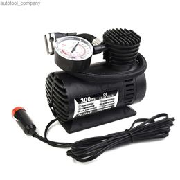 New 12V Car Electric Air Pump 300psi Air Compressor Tyre For Inflator High Quality Mini Car Tyre Inflator Auto Repair Accessories