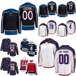 Stitch Hockey Mens Child Women 52 Emil Bemstrom Jersey 44 Erik Gudbranson 9 Ivan Provorov 17 Justin Danforth 4 Cole Sillinger 78 Damon Severson Team Reverse Retro