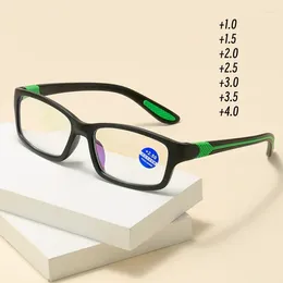 Sunglasses Anti Blue Light Reading Glasses For The Middle Elderly HD Ultra TR90 Presbyopia Fashion Retro
