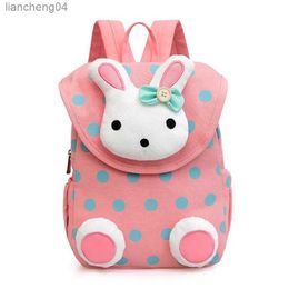 Backpacks New 2023 Toddler Backpack for Girls Kids Backpacks for Kindergarten Cute Cartoon Rabbit School Bag for Little Kids