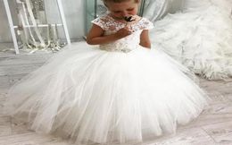 New Lace Flower Girl Dresses For Weddings Vestidos daminha Kids Evening Gowns First Communion Dresses For Girls8512219