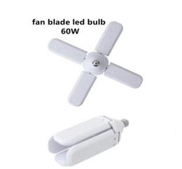 E27 LED Light Fan Blade Timing Lamp AC85265V 30W 45W 60W Foldable Led Bulb Lampada For Home Ceiling Lights6921282