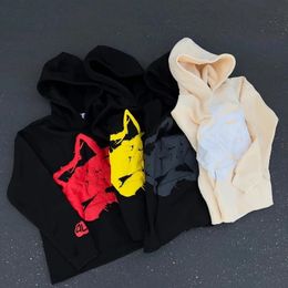 Harajuku Hip Hop Graphic Print Oversized Hoodie Sweatshirt Women Men Casual Punk Loose Clothes Streetwear Y2k Hoodies 240117