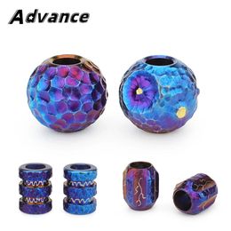 Handmade Craters Bead Paracord Accessories Knife Beads Ball Umbrella Rope Keychain Bracelet DIY 240117