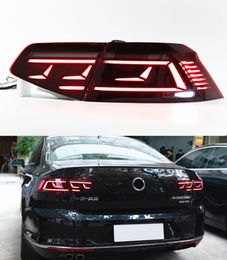 Car Tail Lamp for VW Passat B8 Upgrade 8.5th LED Turn Signal Taillight 2016-2020 Rear Running Brake Fog Light