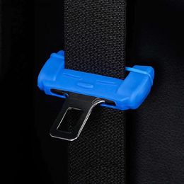 New Universal Car Safety Belt Buckle Protector Silicon Anti-Scratch Seat Belt Buckle Clip Anti-Scratch Cover Car Interior
